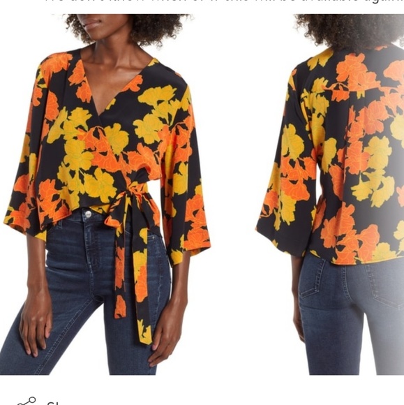 TopShop Tie Blouse - Picture 1 of 6